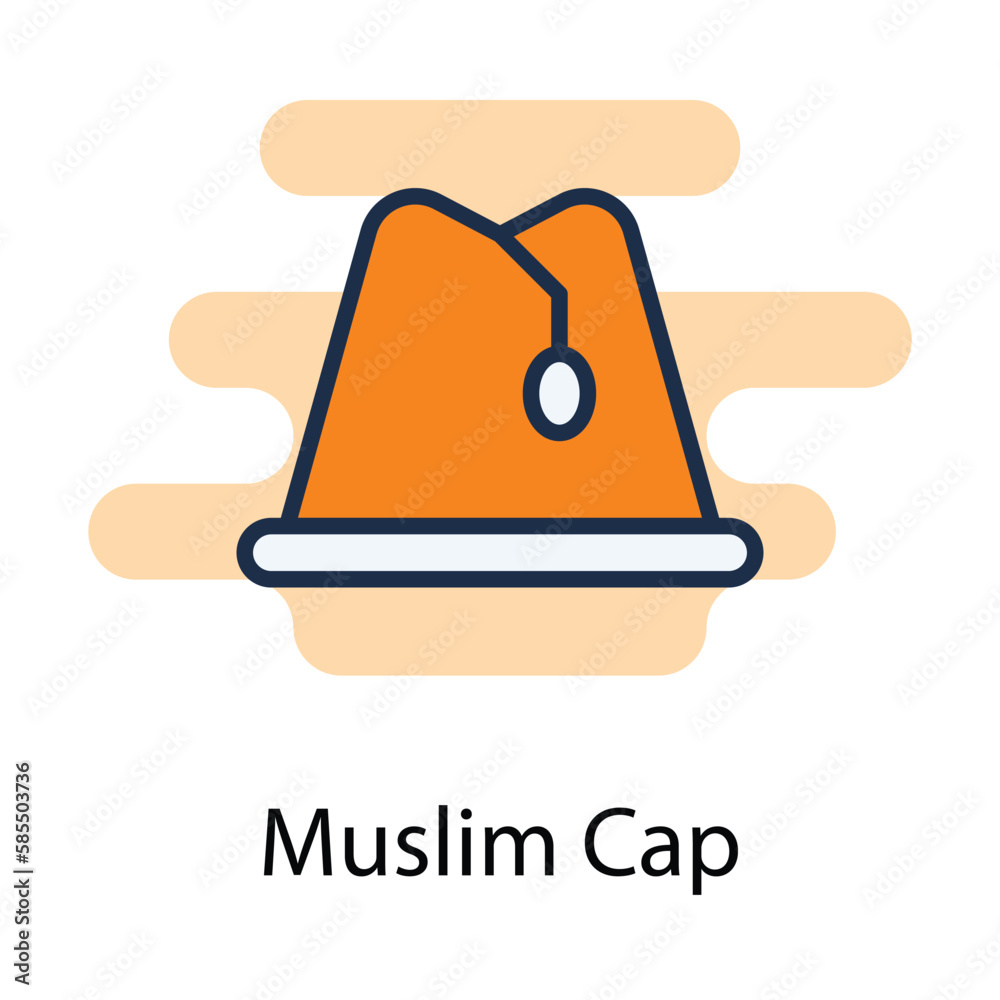 Muslim Cap icon. Suitable for Web Page, Mobile App, UI, UX and GUI design. Muslim Cap icon. Suitable for Web Page, Mobile App, UI, UX and GUI design.