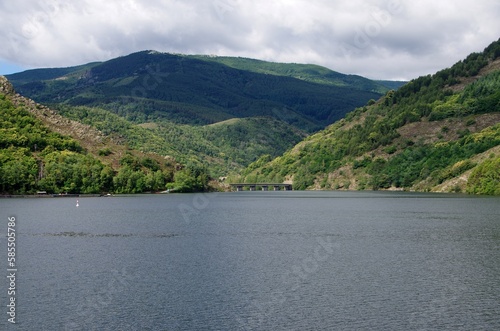Lake of Villefort in Ardeche in France, Europe