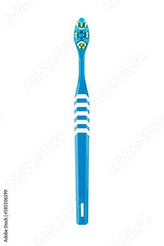 Plastic toothbrush Isolated on white background.