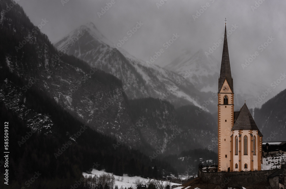 heiligenblut-winter-kirche