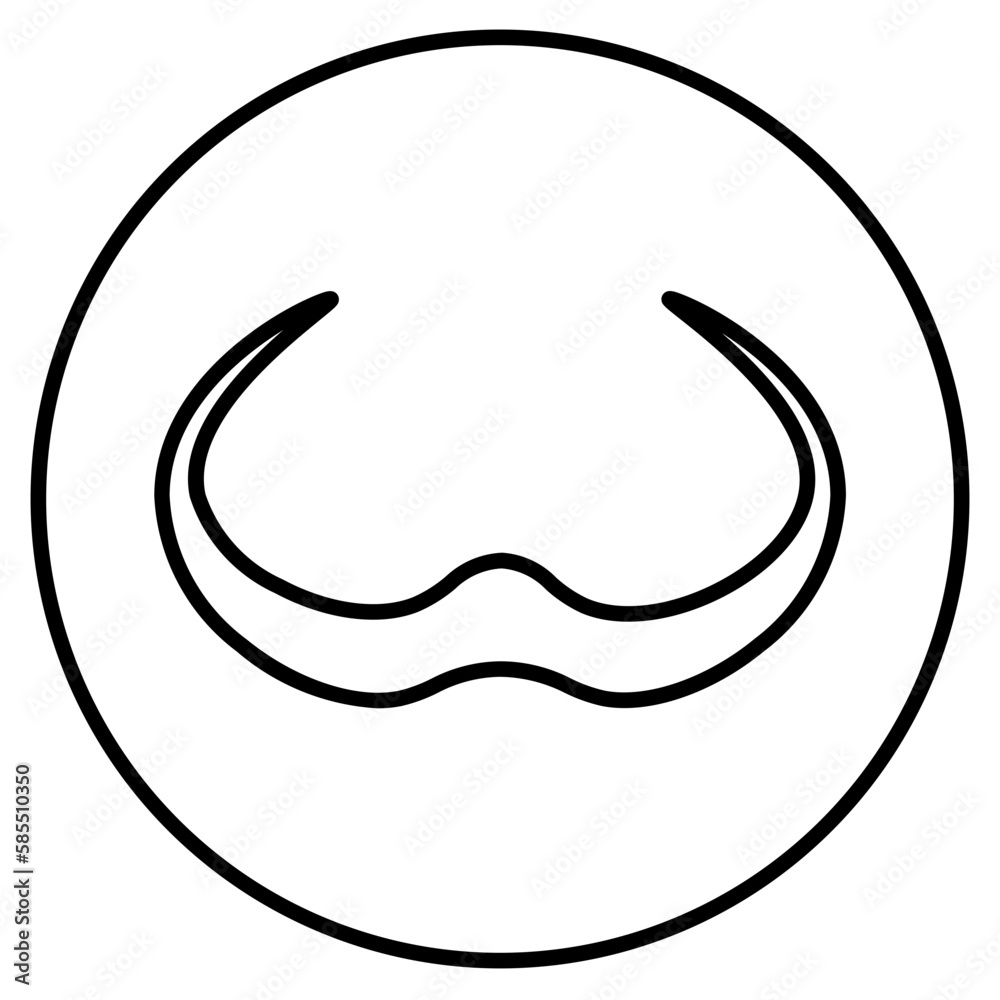 Fototapeta premium horn icon