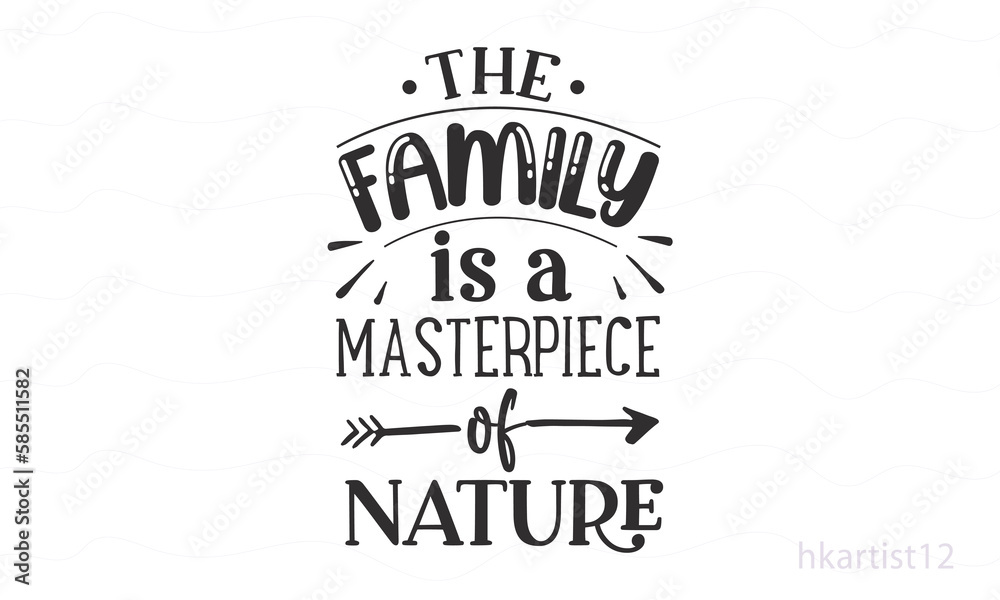 The family is a masterpiece of nature SVG design.