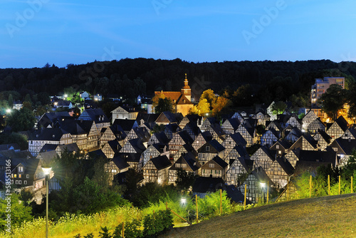 Freudenberg zur blauen Stunde photo