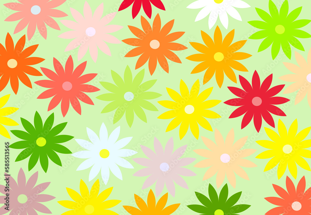colorful background with flowers colorful background with flowers