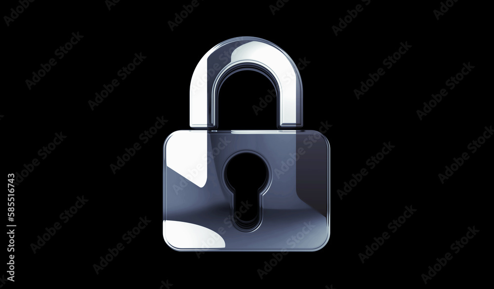 Cyber security and digital computer protection symbol digital 3d illustration Cyber security and digital computer protection symbol digital 3d illustration