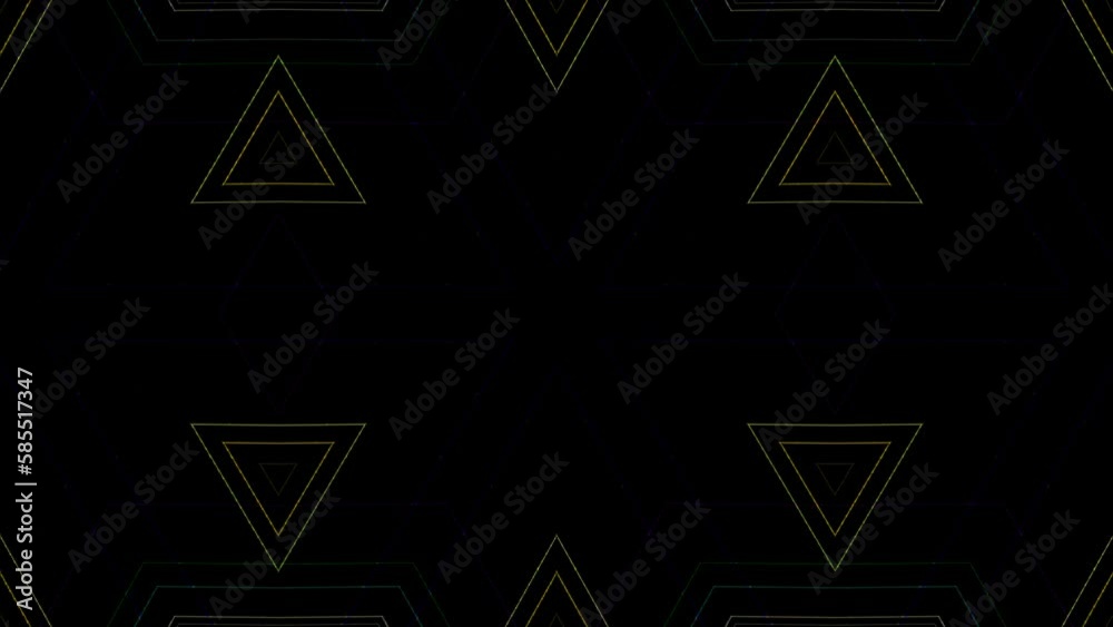 3D Abstract shining bright lines set wave, colorful, black background 3D Abstract shining bright lines set wave, colorful, black background