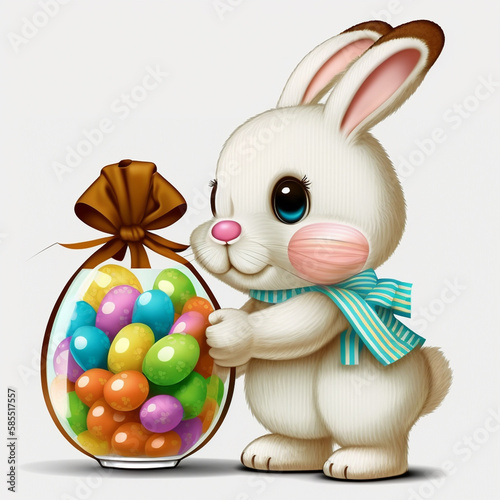 Bunny with egg