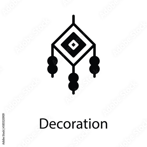Decoration icon. Suitable for Web Page, Mobile App, UI, UX and GUI design. © vector squad