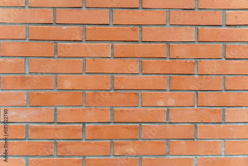 Texture of red brick wall. Background and texture