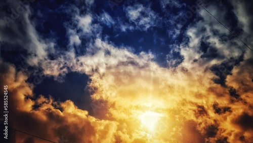 sun and clouds