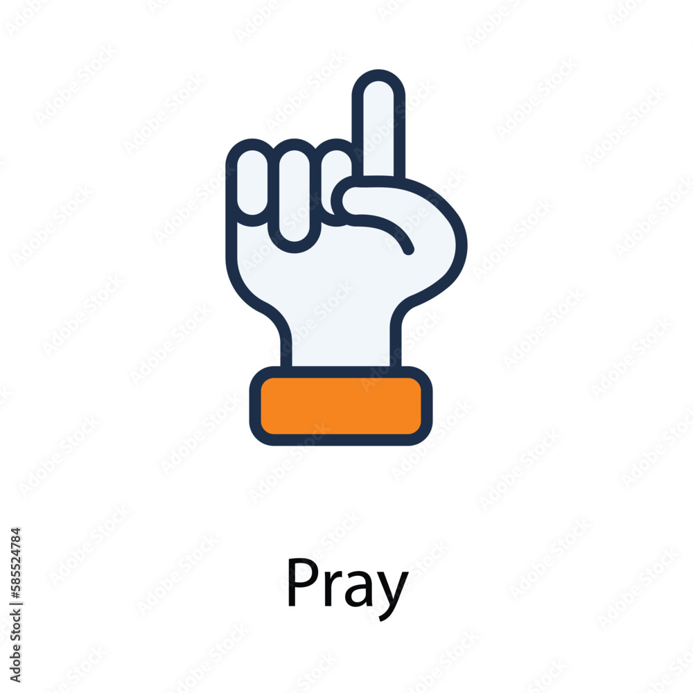 Pray icon. Suitable for Web Page, Mobile App, UI, UX and GUI design. Pray icon. Suitable for Web Page, Mobile App, UI, UX and GUI design.