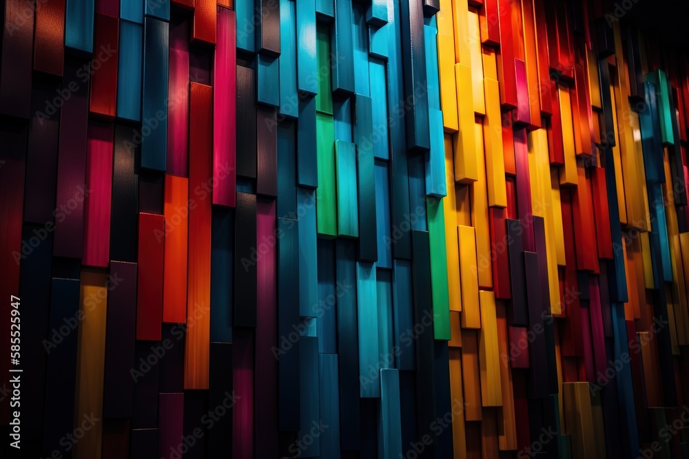 a colorful wall with a lot of different colors on it. generative ai a colorful wall with a lot of different colors on it. generative ai