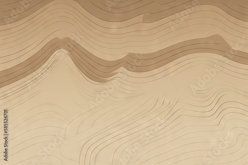  an abstract wood texture background with wavy lines and curves in shades of brown and beige. generative ai