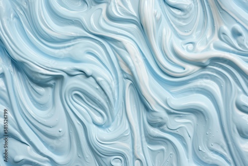  a blue and white marble texture with water drops on it. generative ai