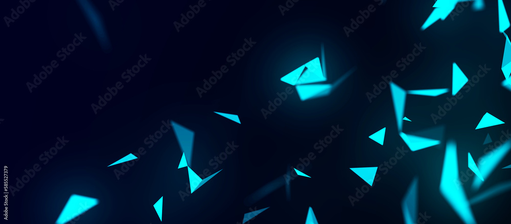 Colored polygonal space. Connection dots and lines structure. Digital background. Triangular futuristic business wallpaper. Data technology and scientific illustration. 3d rendering. Widescreen Colored polygonal space. Connection dots and lines structure. Digital background. Triangular futuristic business wallpaper. Data technology and scientific illustration. 3d rendering. Widescreen