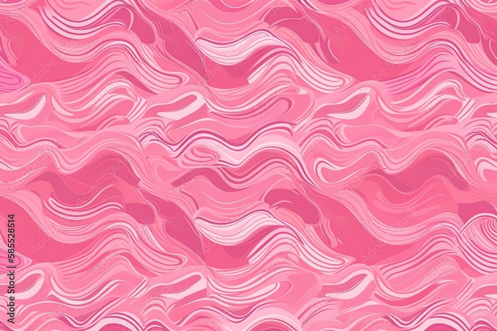 a pink background with wavy lines in the middle of it. generative ai a pink background with wavy lines in the middle of it. generative ai