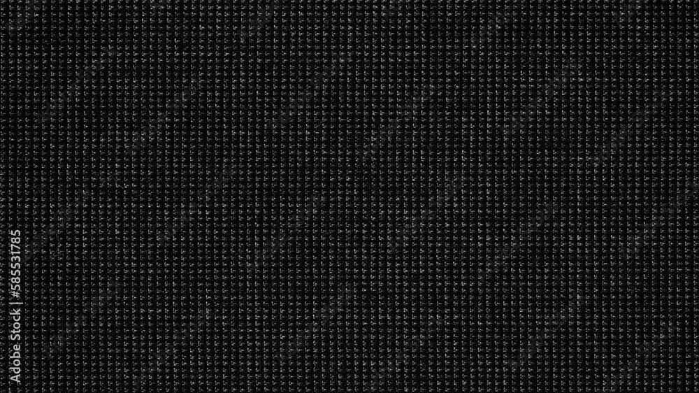 Black cotton fabric texture background. Detail of canvas textile material.