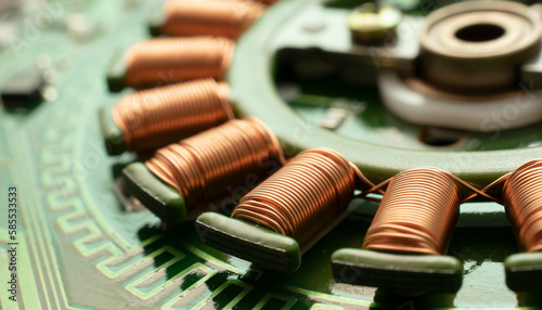 electric motor, magnetic drive, copper motor coils