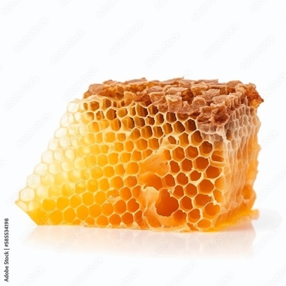 Honeycomb isolated on white background Honeycomb isolated on white background