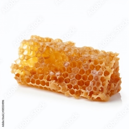 Honeycomb isolated on white background