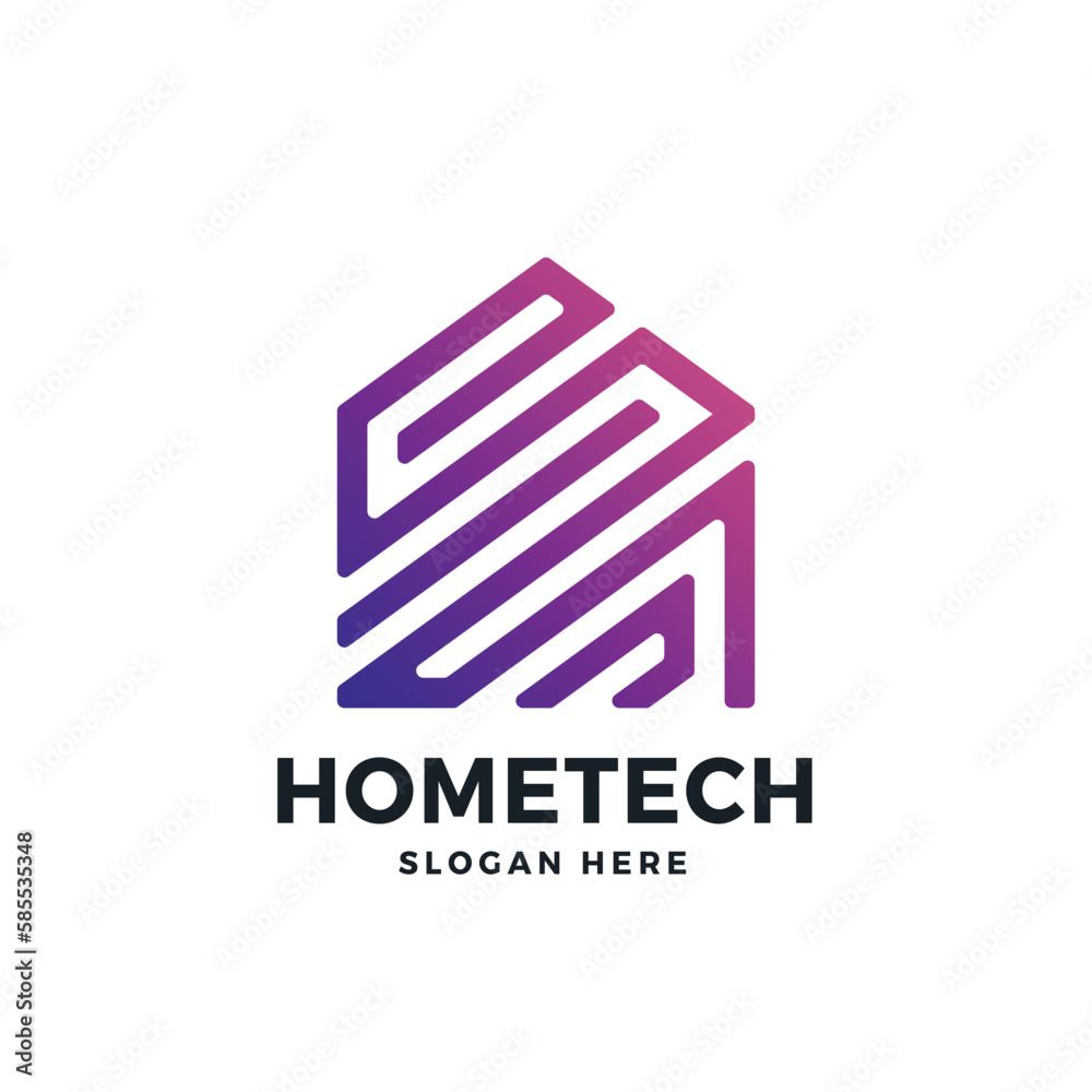House Fingerprint Logo Vector Icon Illustration House Fingerprint Logo Vector Icon Illustration