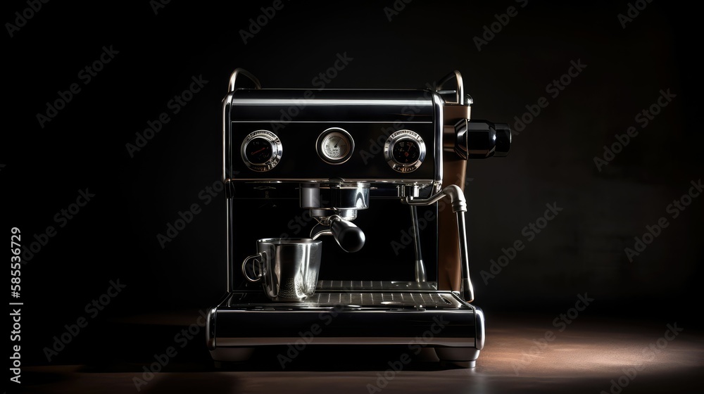 Fototapeta premium coffee maker machine, generative AI