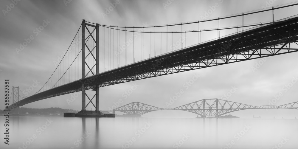 Forth Road Bridge Queensferry Scotland