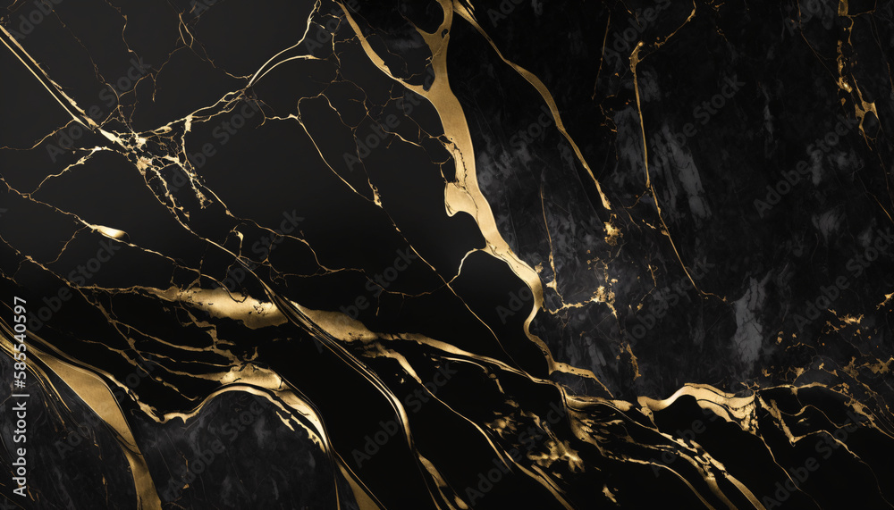 A Luxury black smooth marble abstract background with golden inserts and realistic texture stone surface. Suitable for a book cover, poster, or realistic business and design artwork. A Luxury black smooth marble abstract background with golden inserts and realistic texture stone surface. Suitable for a book cover, poster, or realistic business and design artwork.