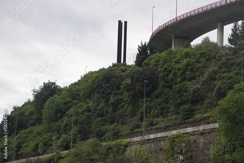 Road in the outskirts of Bilbao