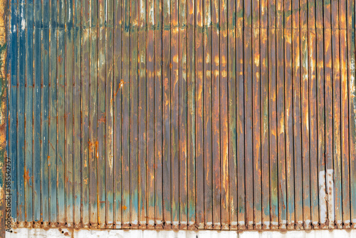 rusty old garage door texture