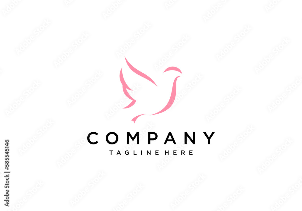 modern clean bird fly logo symbol icon vector graphic design illustration idea creative modern clean bird fly logo symbol icon vector graphic design illustration idea creative