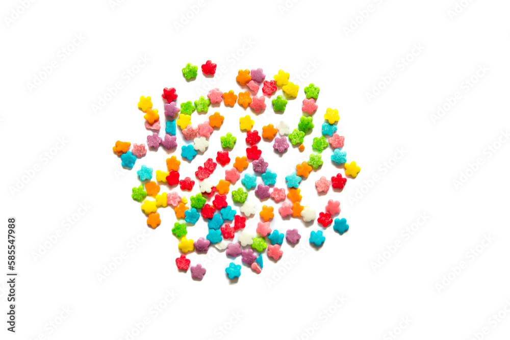 Candy sprinkles in all the colors of the rainbow isolated
Candy sprinkles in all the colors of the rainbow isolated