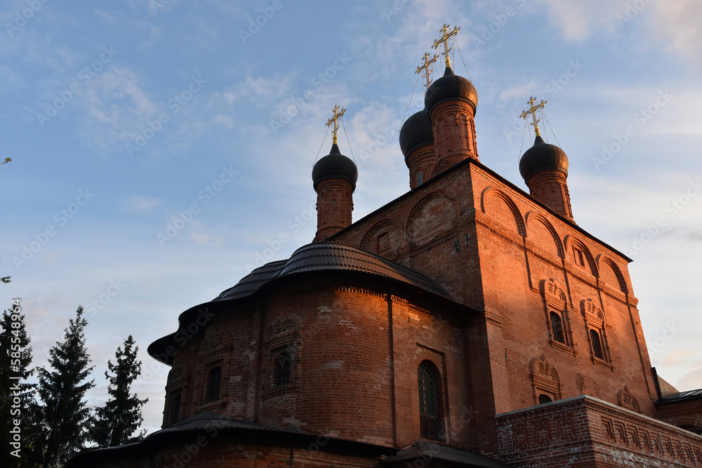 Krutitsy Patriarchal Metochion in Moscow. Ancient landmark.