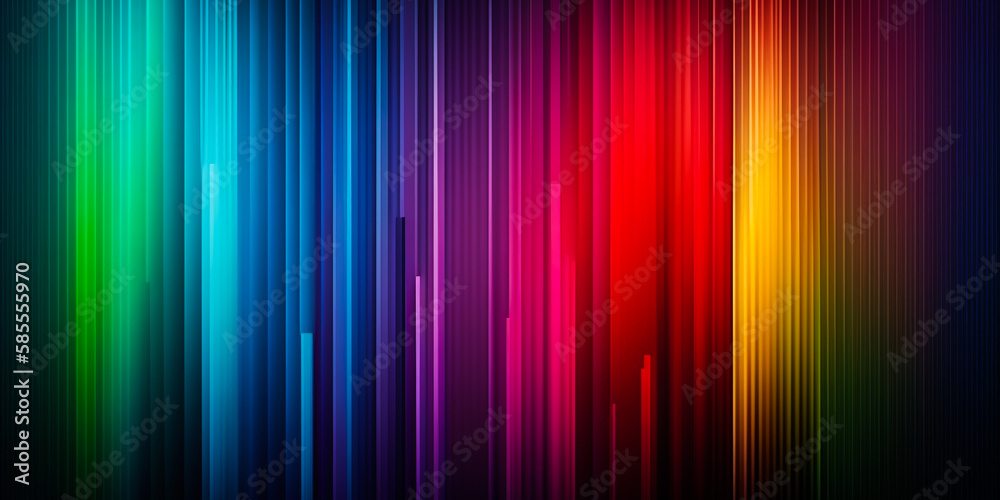 Rainbow linear gradient vertical background 