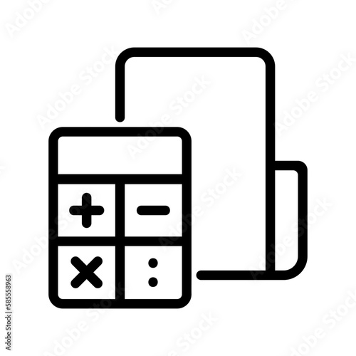 calculating icon