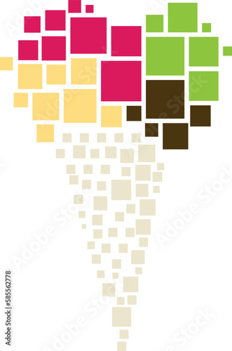 Gelato in mosaico