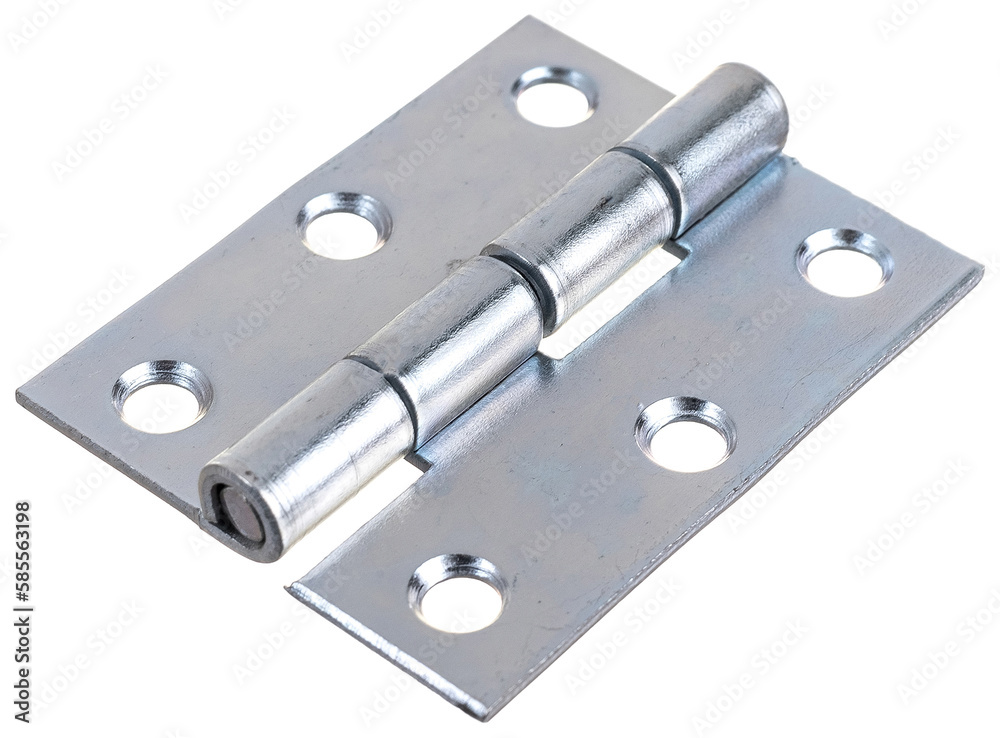 door metal hinge isolated on white background door metal hinge isolated on white background