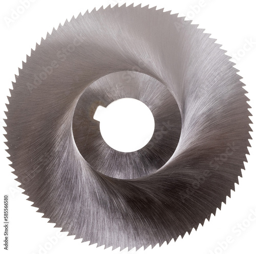 cutting metal milling cutter isolated on white background