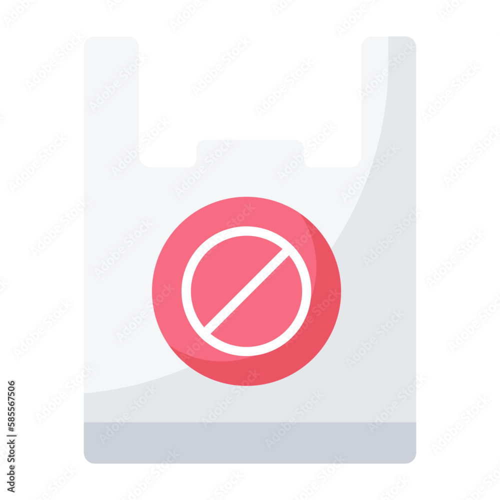 Garbage Bag Flat Icon Garbage Bag Flat Icon