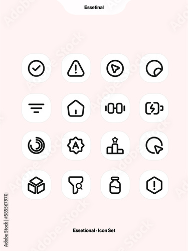 Essetional Icon Set