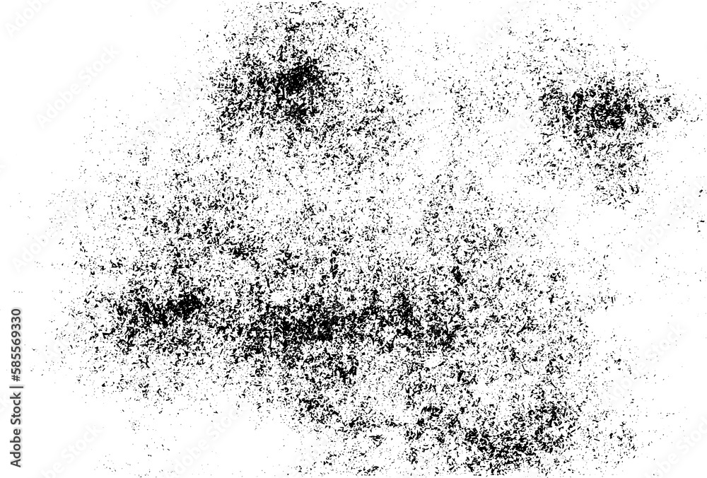 Fototapeta premium Rustic grunge texture with grain and stains. Abstract noise background. PNG graphic illustration with transparent background.