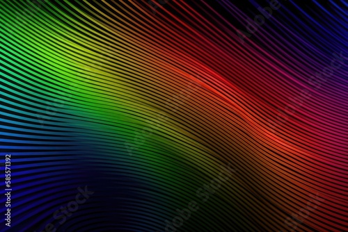 Gradient Rainbow Stripes