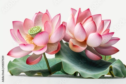 Happy spring time Lotus pattern