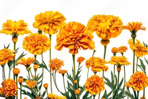 Happy spring time Marigold pattern