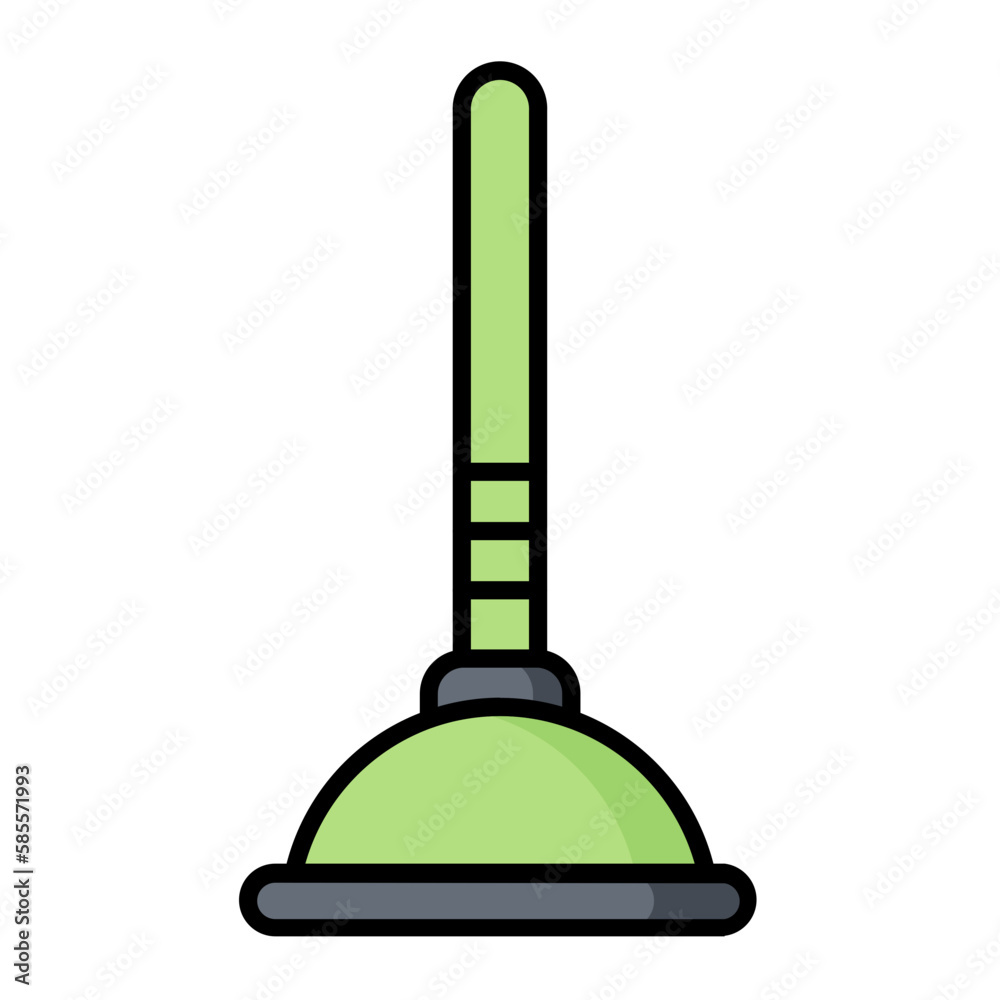 Plunger Line Color Icon