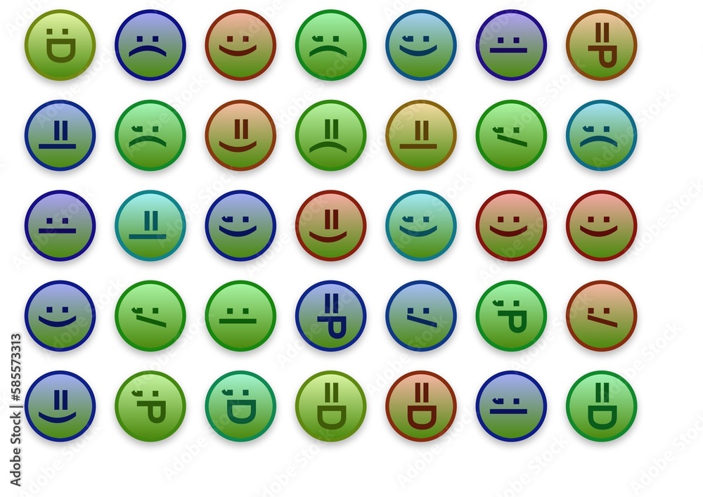 set of emojis set of emojis