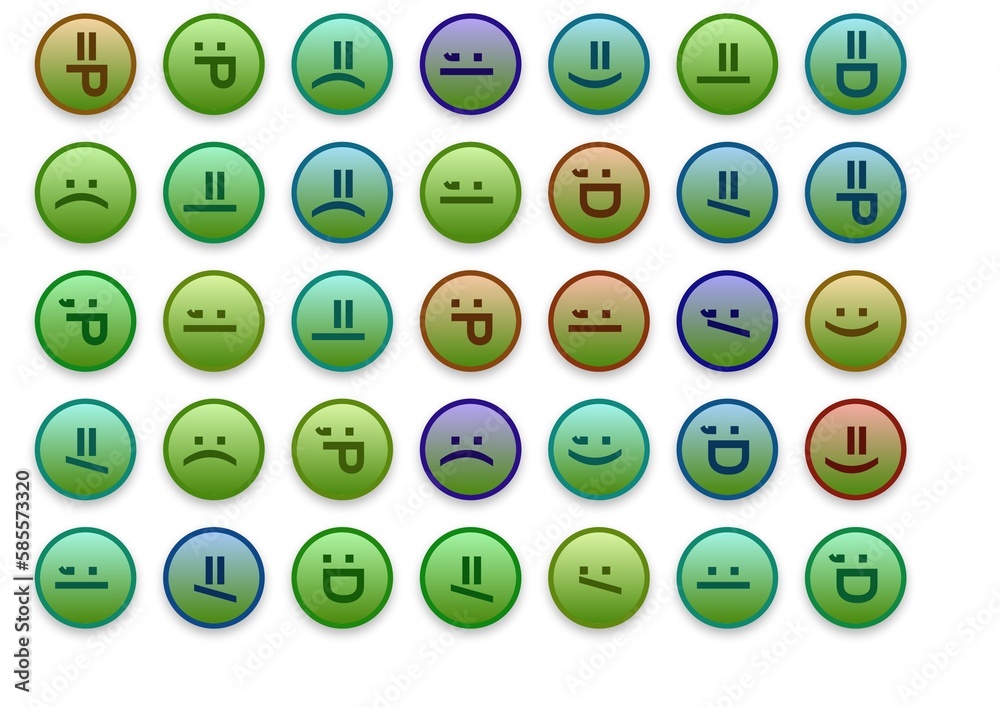 set of emojis set of emojis