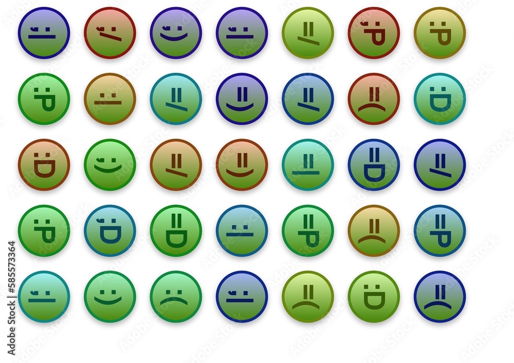 set of emojis set of emojis