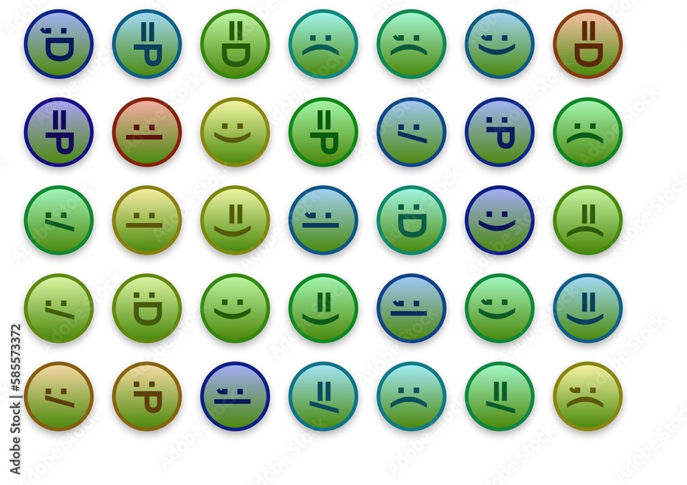 set of emojis set of emojis