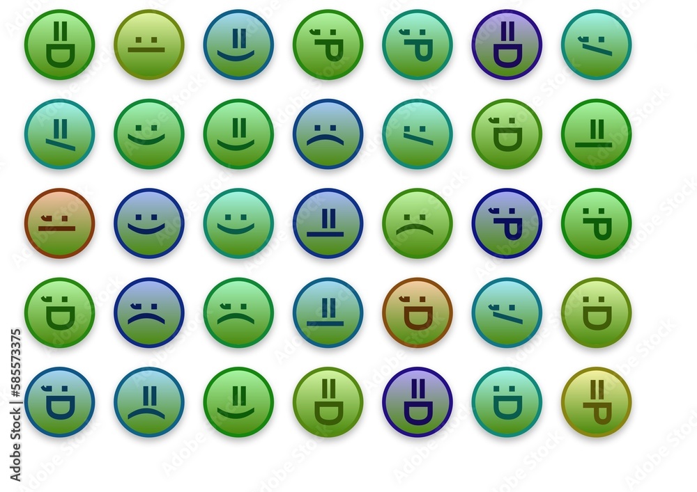 set of emojis set of emojis